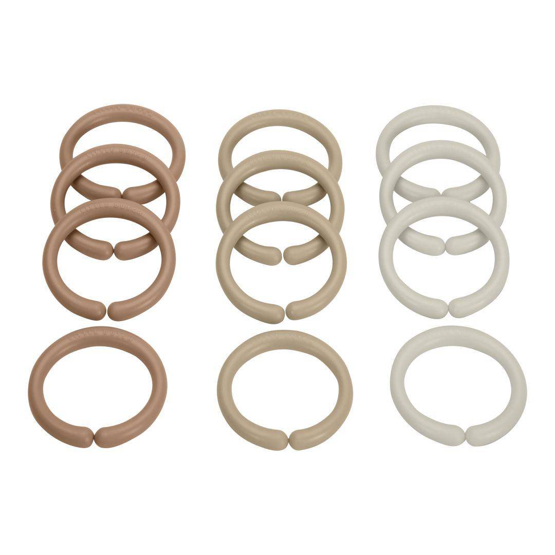 Little Dutch Little Loops Spielringe beige "Newborn Naturals"
