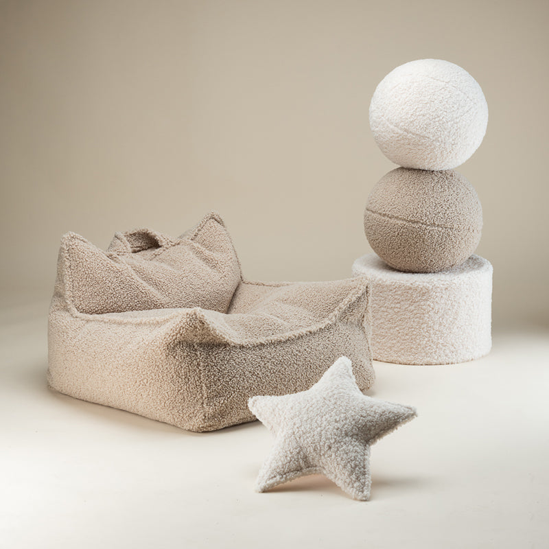 Wigiwama Teddy-Sitzsack `Biscuit´, 80 x 70 cm