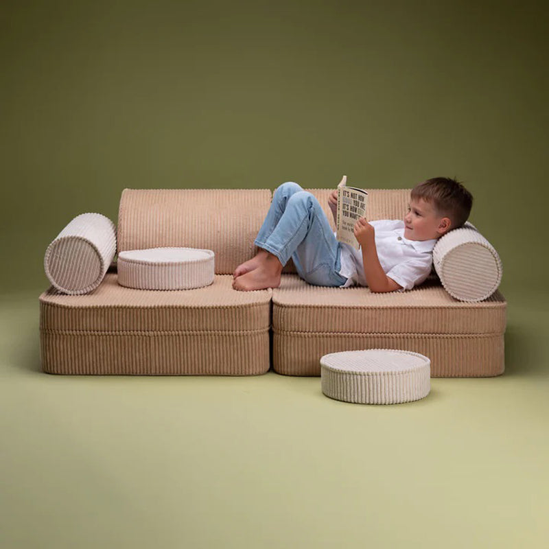 Wigiwama Kindersofa Seetee in brown sugar