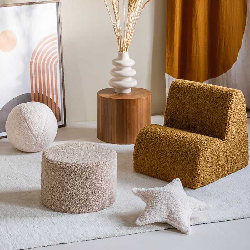 Wigiwama Cloud Chair `Maple´ aus Teddy-Stoff 60x50cm