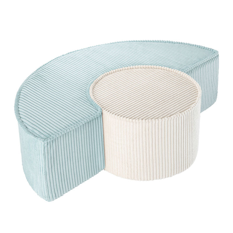 AUSSTELLUNGSSTÜCK Wigiwama Spielset mit Pouff `Peppermint Green´, 92 x 26 x 65 cm