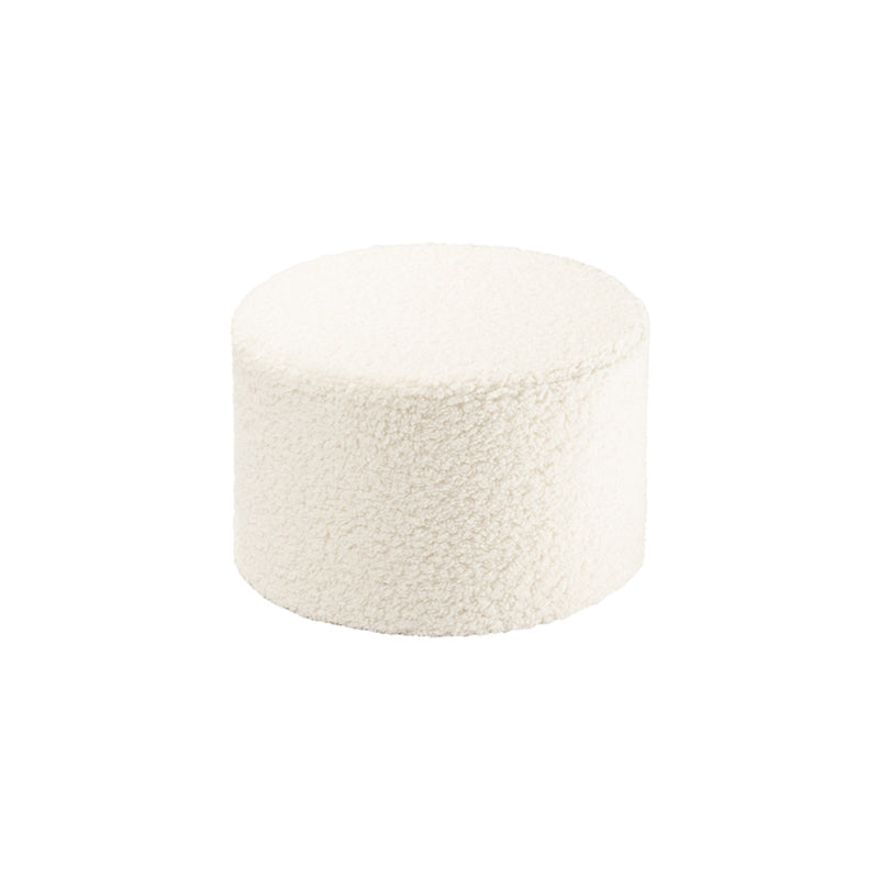 Wigiwama Teddy-Sitzpouff `Cream White´ Ø 39,5 x 25 cm